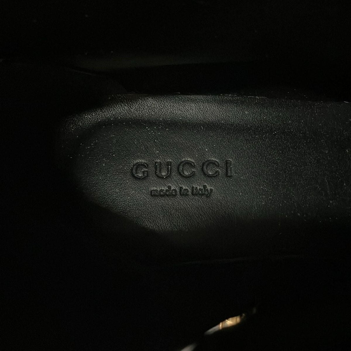 Gucci Long Boots 36 Black Logo Leather — view 6