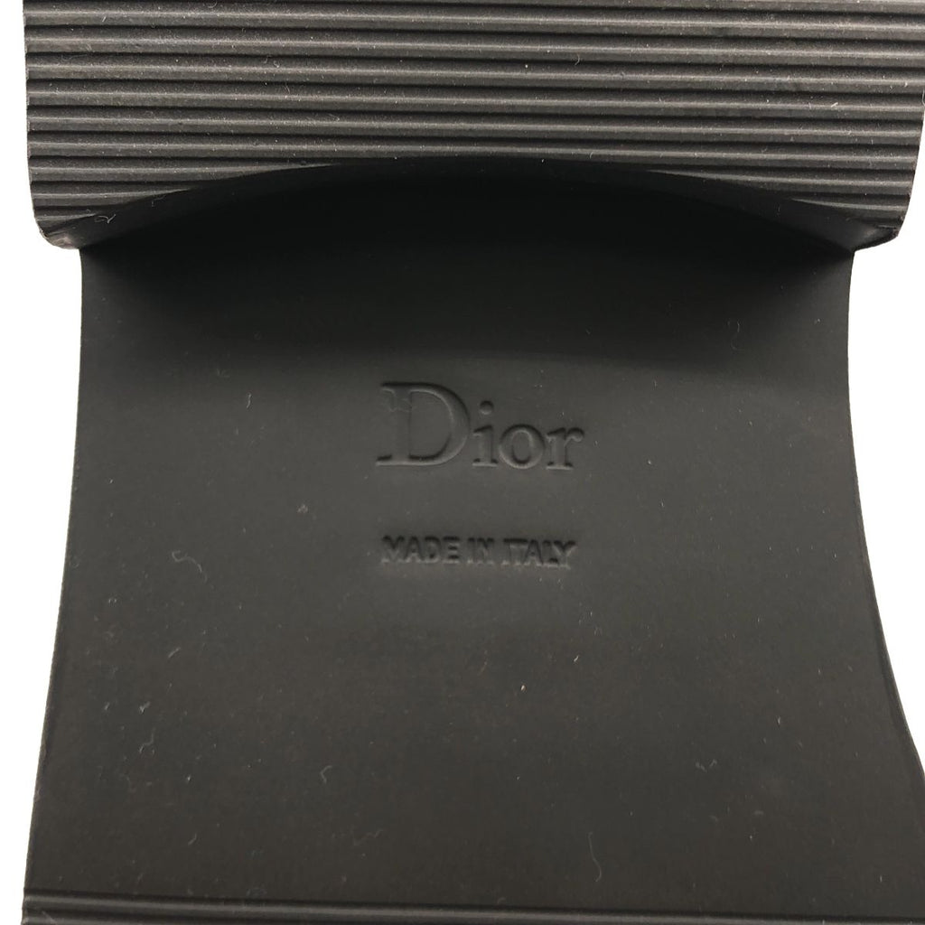 Dior Boy Leather Logo Loafers Shoes 38 Black — view 6