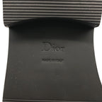 Dior Boy Leather Logo Loafers Shoes 38 Black — view 6