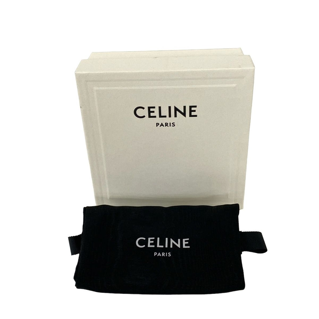 Celine Trifold Wallet Small Ivory Leather — view 8