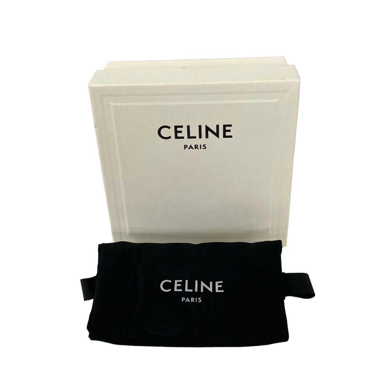 Celine Trifold Wallet Small Ivory Leather — view 8