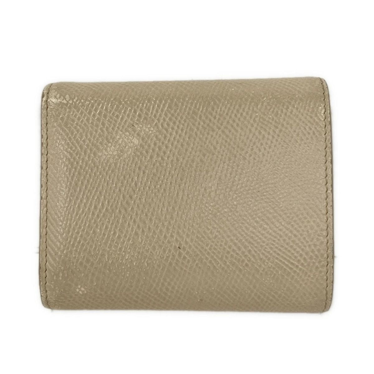 Celine Trifold Wallet Small Ivory Leather — view 2