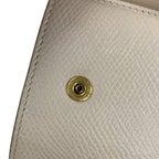 Celine Trifold Wallet Small Ivory Leather — view 7