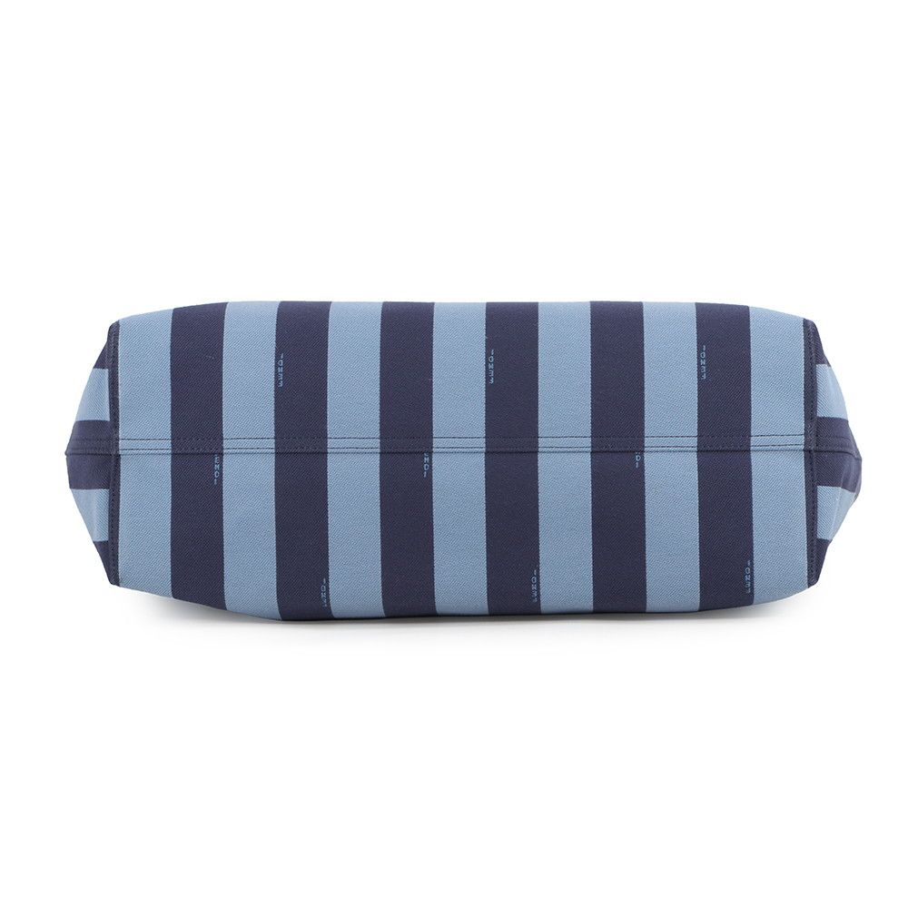 Fendi Tote Logo Stripe Canvas Leather — view 3