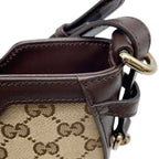 Gucci Shoulder Bag Mini GG Canvas Leather — view 8