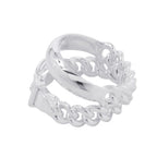 Hermes Ring Book le Series Inflexible Silver 55 — view 2