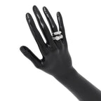 Hermes Ring Book le Series Inflexible Silver 55 — view 5