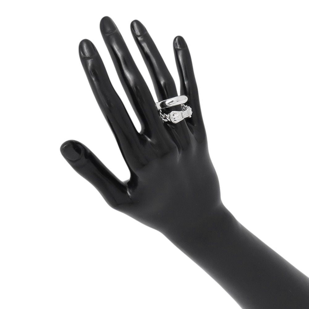 Hermes Ring Book le Series Inflexible Silver 55 — view 5