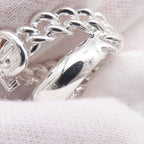 Hermes Ring Book le Series Inflexible Silver 55 — view 7