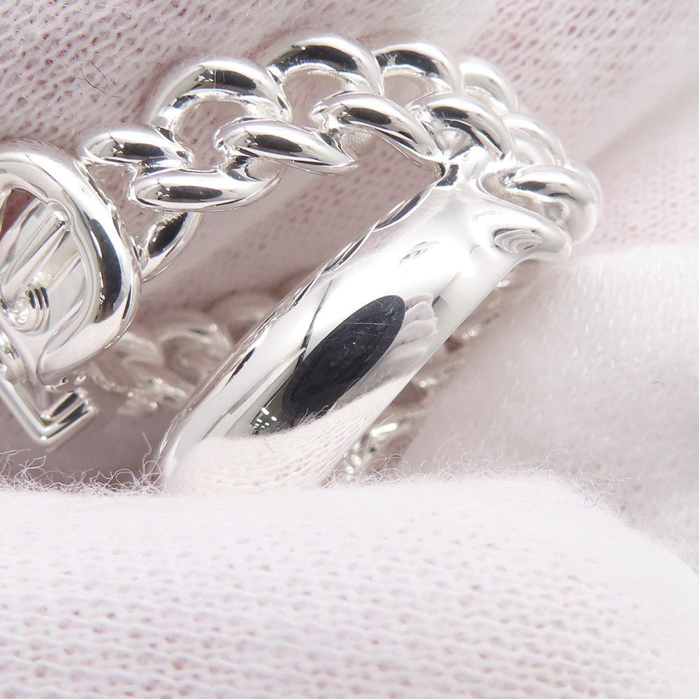 Hermes Ring Book le Series Inflexible Silver 55 — view 7