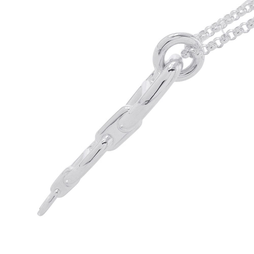 Hermes Necklace Chaine D'ancre GM Silver Pendant — view 2