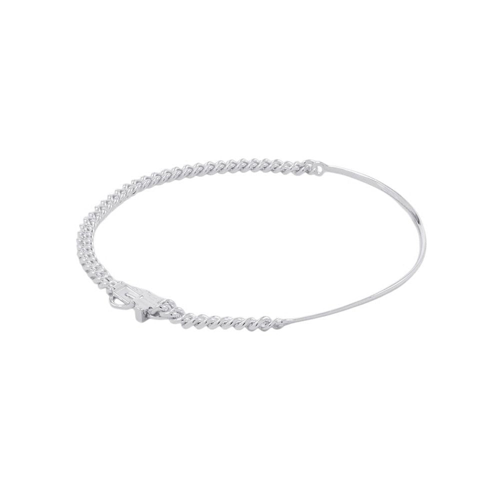 Hermes Necklace Book le Series Inflexible Silver PM 40 — view 3