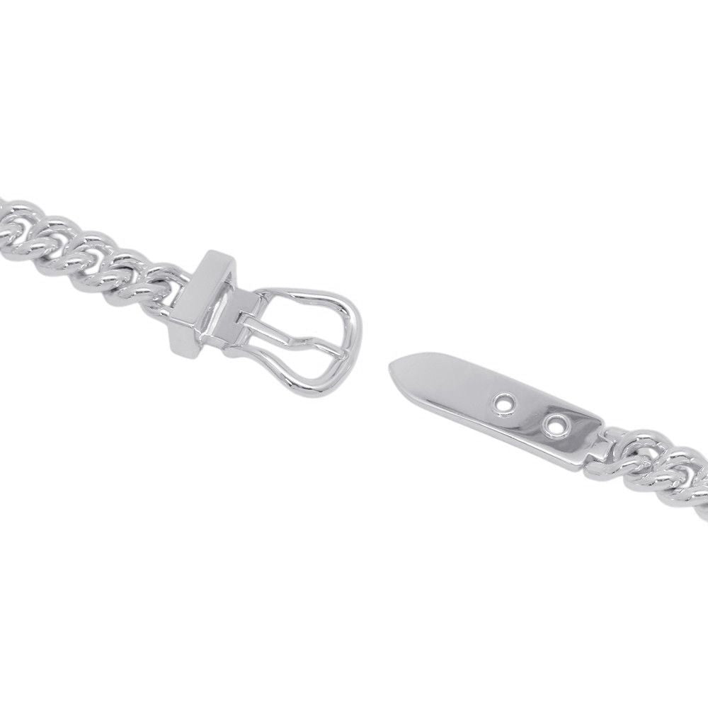 Hermes Necklace Book le Series Inflexible Silver PM 40 — view 5