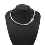 Hermes Necklace Book le Series Inflexible Silver PM 40 — view 4
