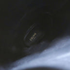 Celine Mouton Leather Shearling Lining Long Boots Black — view 4
