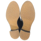 Celine Mouton Leather Shearling Lining Long Boots Black — view 5
