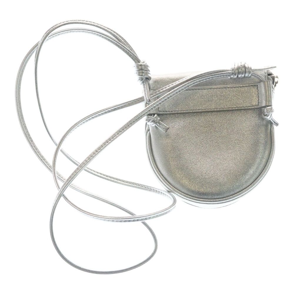 Celine Logo Printed Trumpet Shoulder Bag Print Silver — view 2
