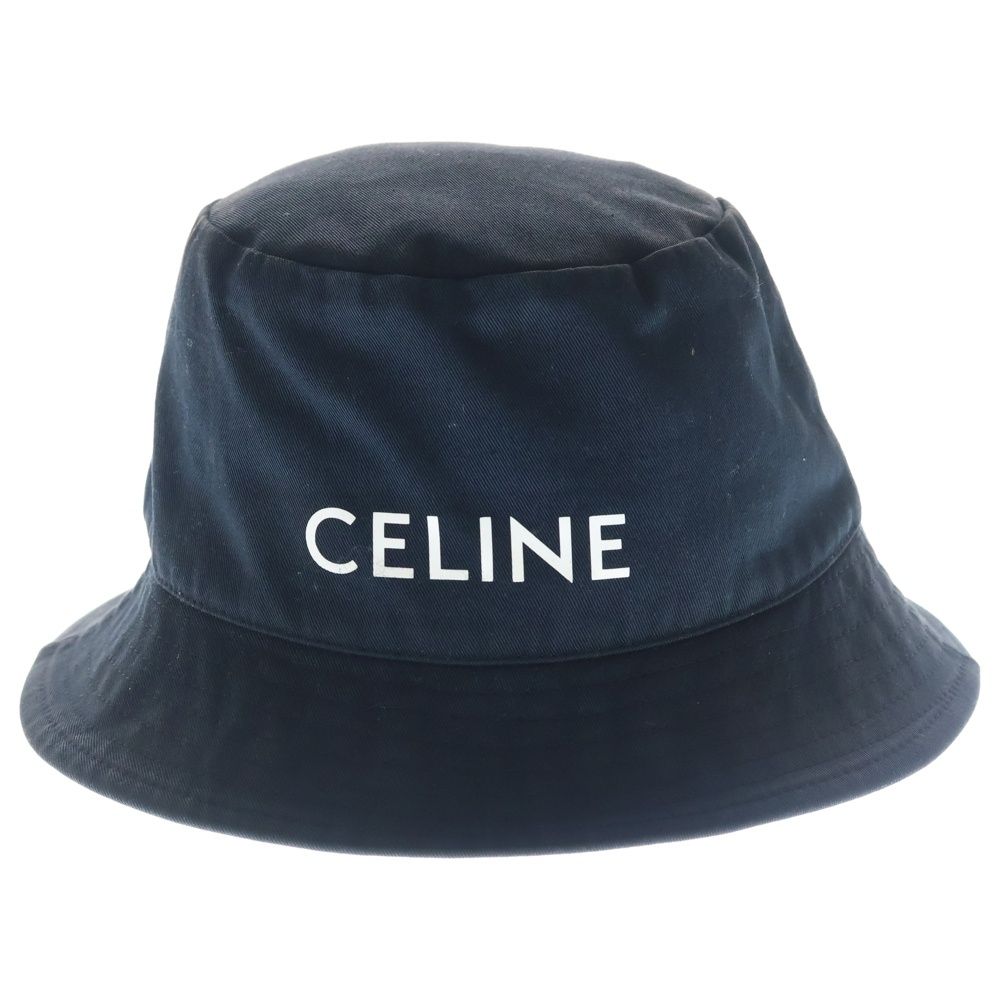 Celine Bucket Hat Logo Print Black — view 4