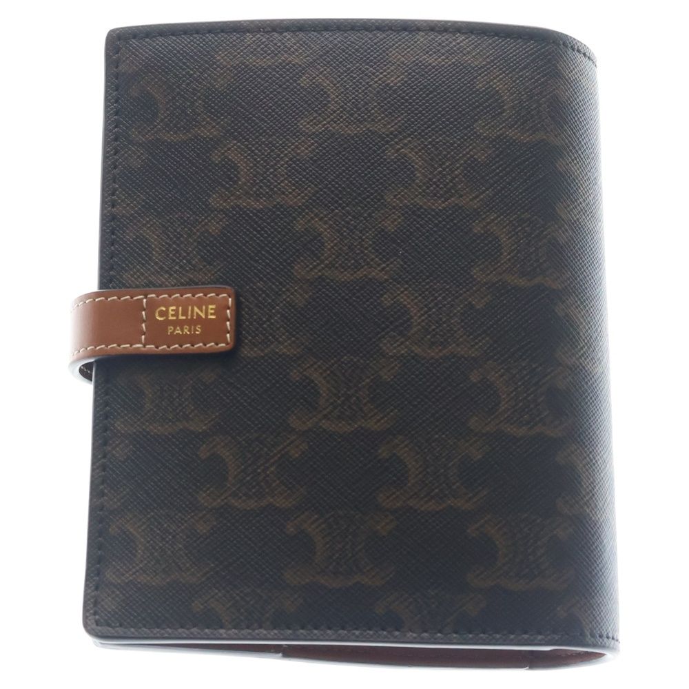 Celine Triomphe Canvas Travel Kit Pouch Brown — view 2