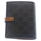 Celine Triomphe Canvas Travel Kit Pouch Brown — view 2