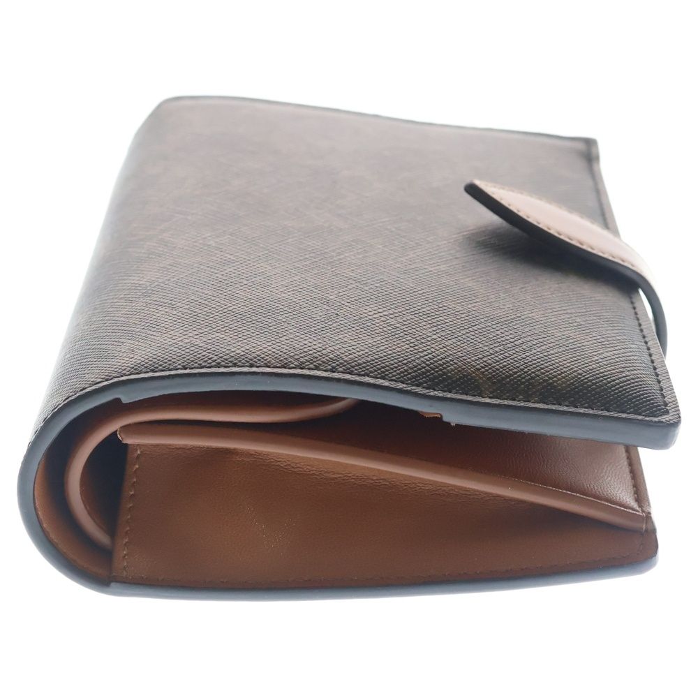 Celine Triomphe Canvas Travel Kit Pouch Brown — view 3