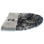 Chanel Camellia CC Logo Cashmere Blend Wool Knit Beanie — view 3