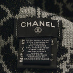 Chanel Camellia CC Logo Cashmere Blend Wool Knit Beanie — view 7