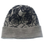 Chanel Camellia CC Logo Cashmere Blend Wool Knit Beanie — view 2