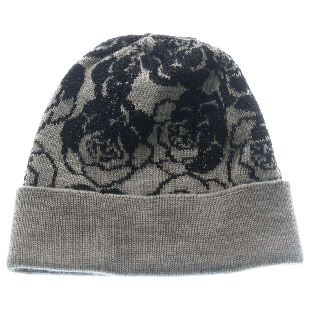 Chanel Camellia CC Logo Cashmere Blend Wool Knit Beanie — view 2