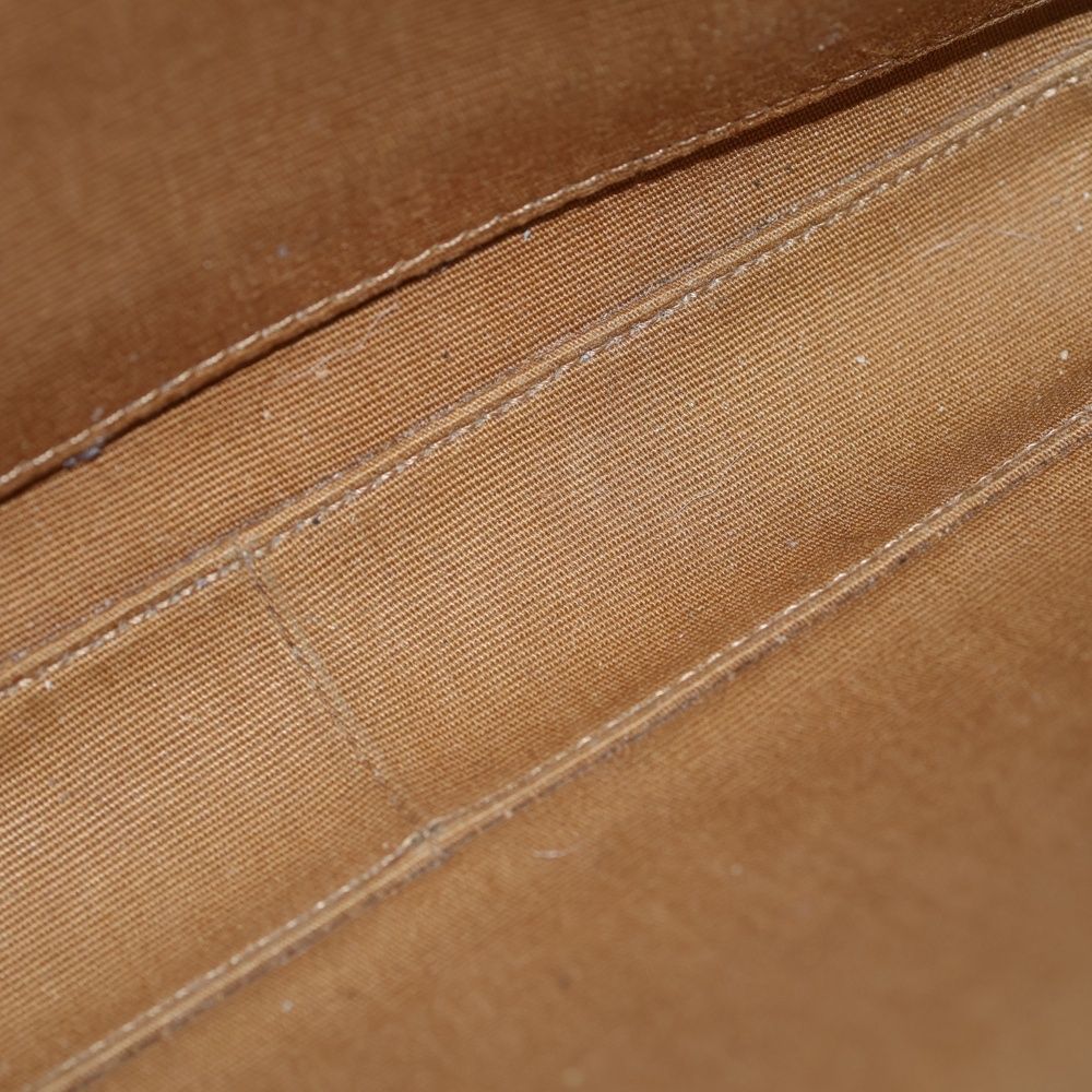 Celine Logo Print Messenger Bag Triomphe Canvas Brown — view 4