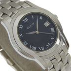 Gucci Stainless Steel Quartz Analog Display Boys Black Dial Watch — view 3