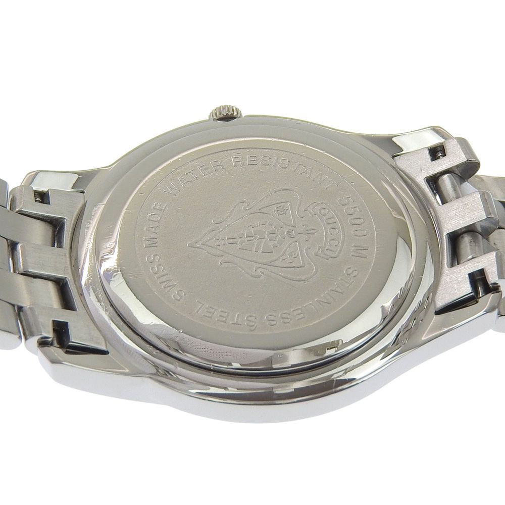 Gucci Stainless Steel Quartz Analog Display Boys Black Dial Watch — view 5
