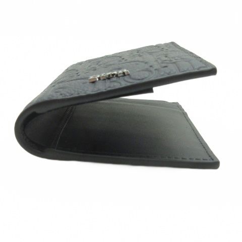 Dior Bifold Card Case Gravity Leather Black — view 3