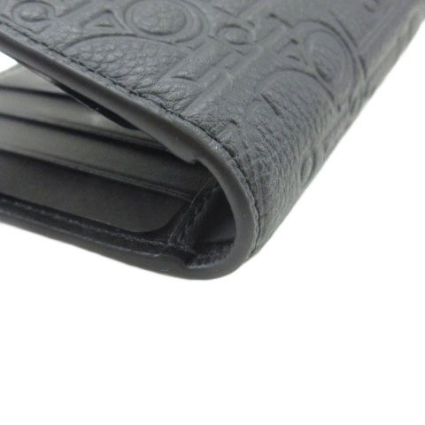 Dior Bifold Card Case Gravity Leather Black — view 5