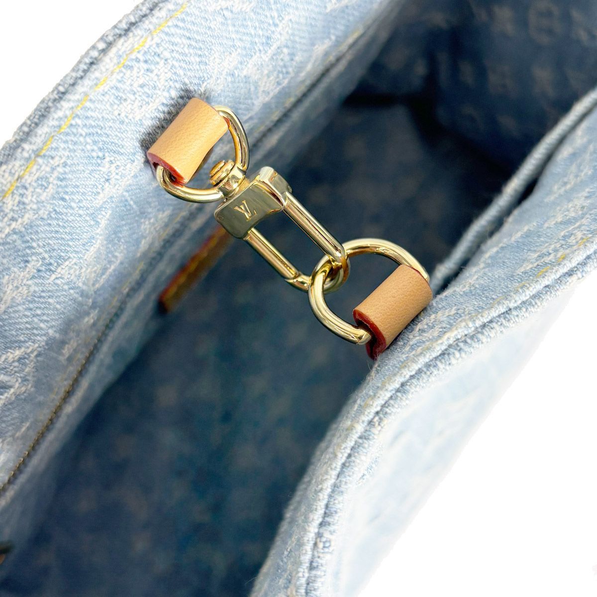 Louis Vuitton Monogram Denim Tote Togo PM 2-Way — view 8