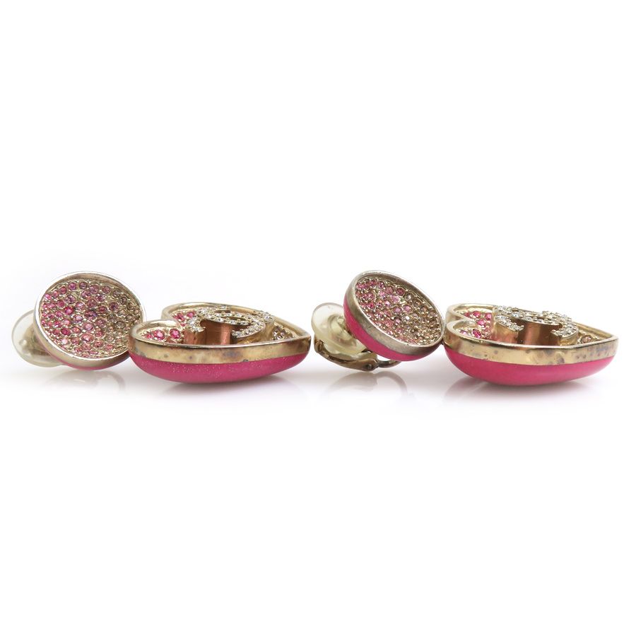 Chanel Earrings Pink — view 3