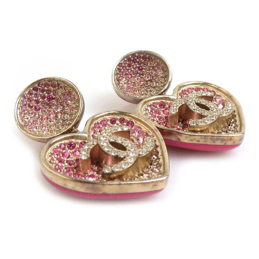 Chanel Earrings Pink — view 2