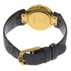 Dior Bakira 47 Stainless Steel Leather Quartz Analog Display Black Dial Watch — view 5