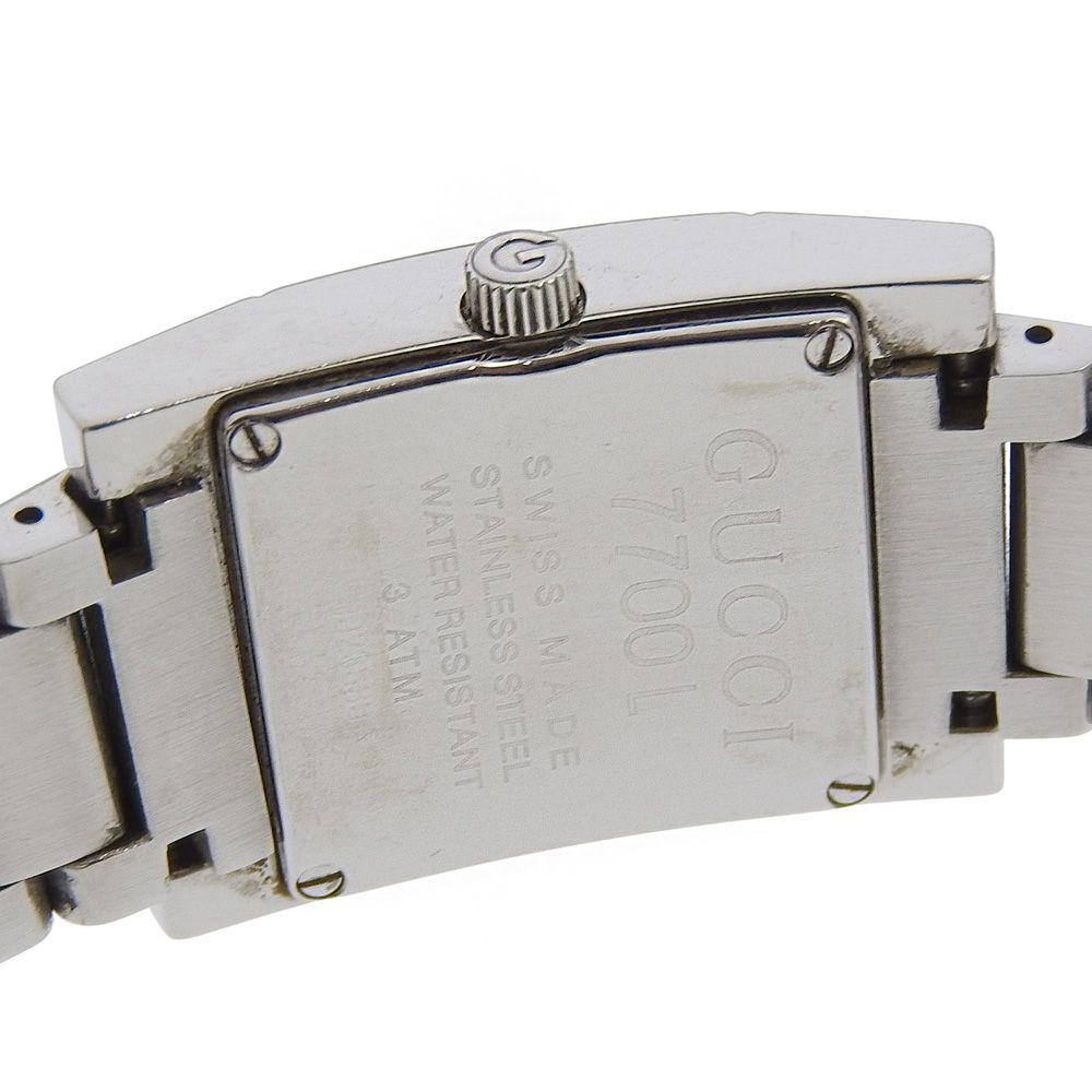 Gucci Stainless Steel Quartz Analog Display Silver Dial Watch — view 7