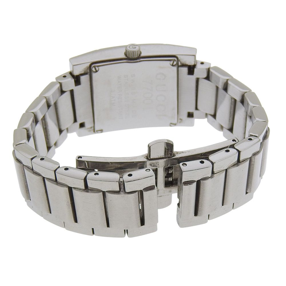 Gucci Stainless Steel Quartz Analog Display Silver Dial Watch — view 5