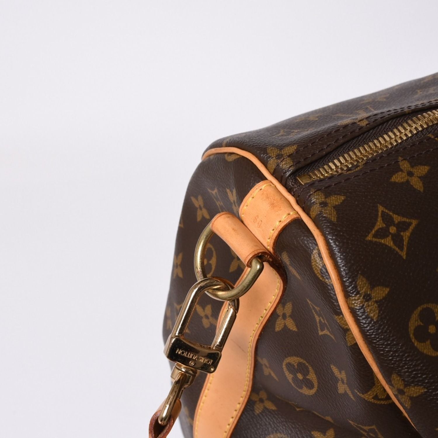 Louis Vuitton Keepall Bandouliere 60 Boston Bag Monogram Vachetta Leather Brown — view 4
