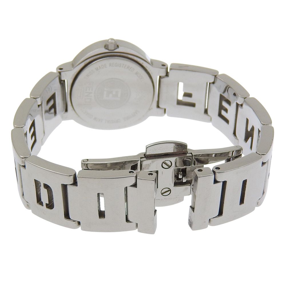 Fendi Orologi Stainless Steel Quartz Analog Display Black Dial Watch — view 4