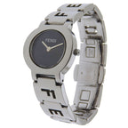 Fendi Orologi Stainless Steel Quartz Analog Display Black Dial Watch — view 2