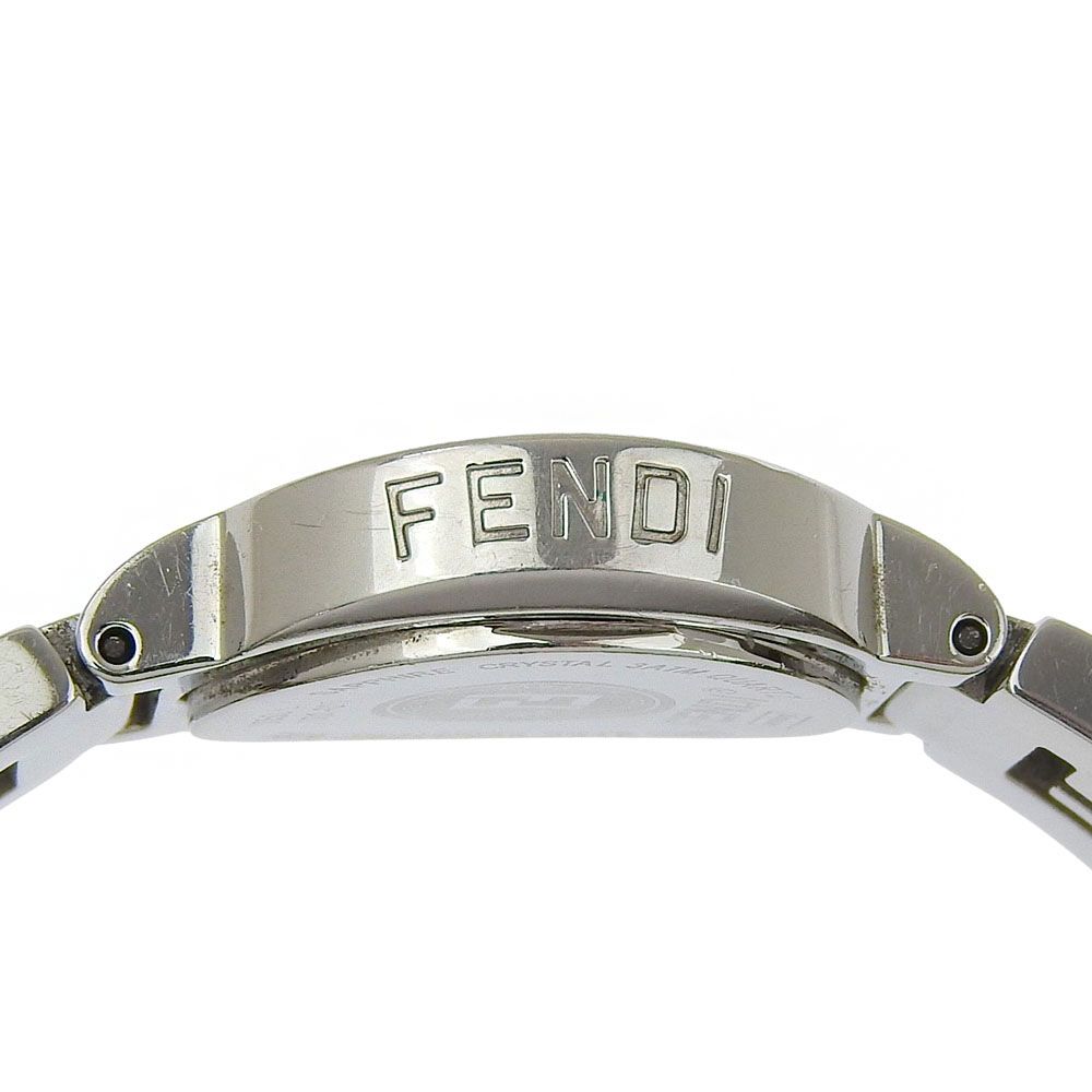 Fendi Orologi Stainless Steel Quartz Analog Display Black Dial Watch — view 5