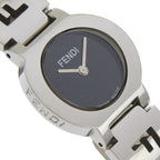 Fendi Orologi Stainless Steel Quartz Analog Display Black Dial Watch — view 3