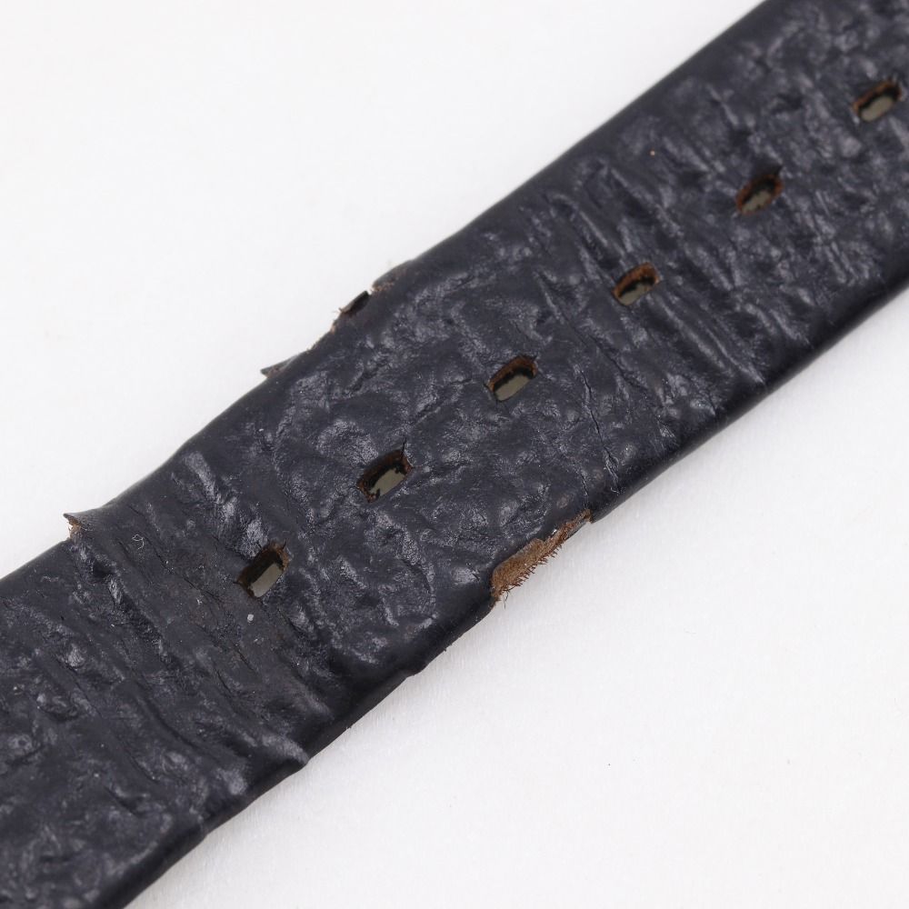 Dior Bakira 47. Gold Plated Leather Quartz Analog Display Black Dial Watch — view 8