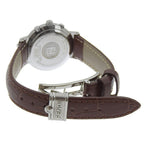 Fendi Orologi Stainless Steel Leather White Quartz Analog Display Dial Watch — view 5