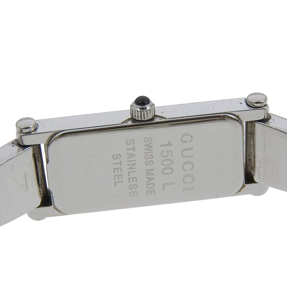 Gucci Stainless Steel Quartz Analog Display Pink Shell Dial Watch — view 6