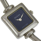 Gucci Stainless Steel Quartz Analog Display Black Dial Watch — view 3