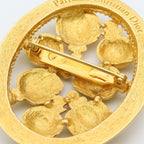 Dior Brooch Metal Gold Parfums Perfume Motif — view 6